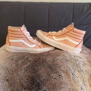 Vans leather high tops